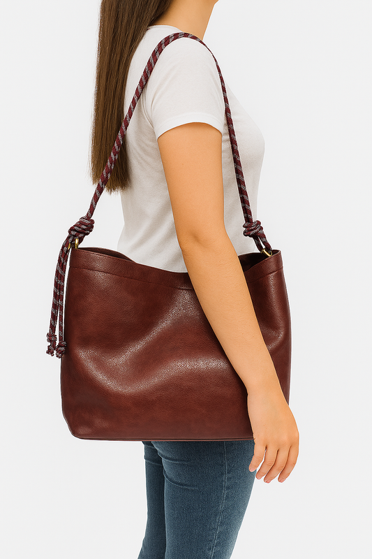 Hayley Knotted Handle Tote - Street Level