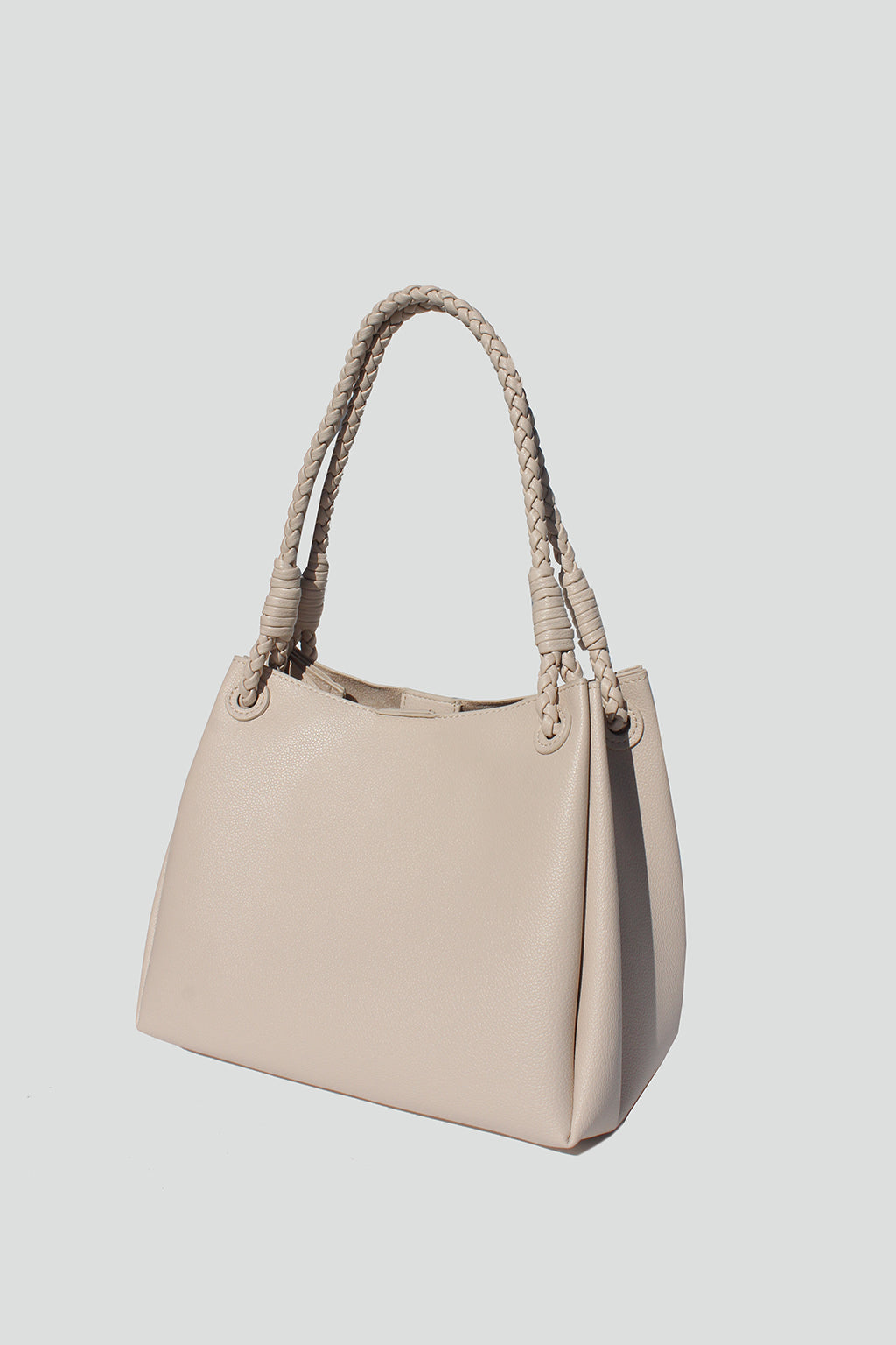 Lila Braided Handle Tote