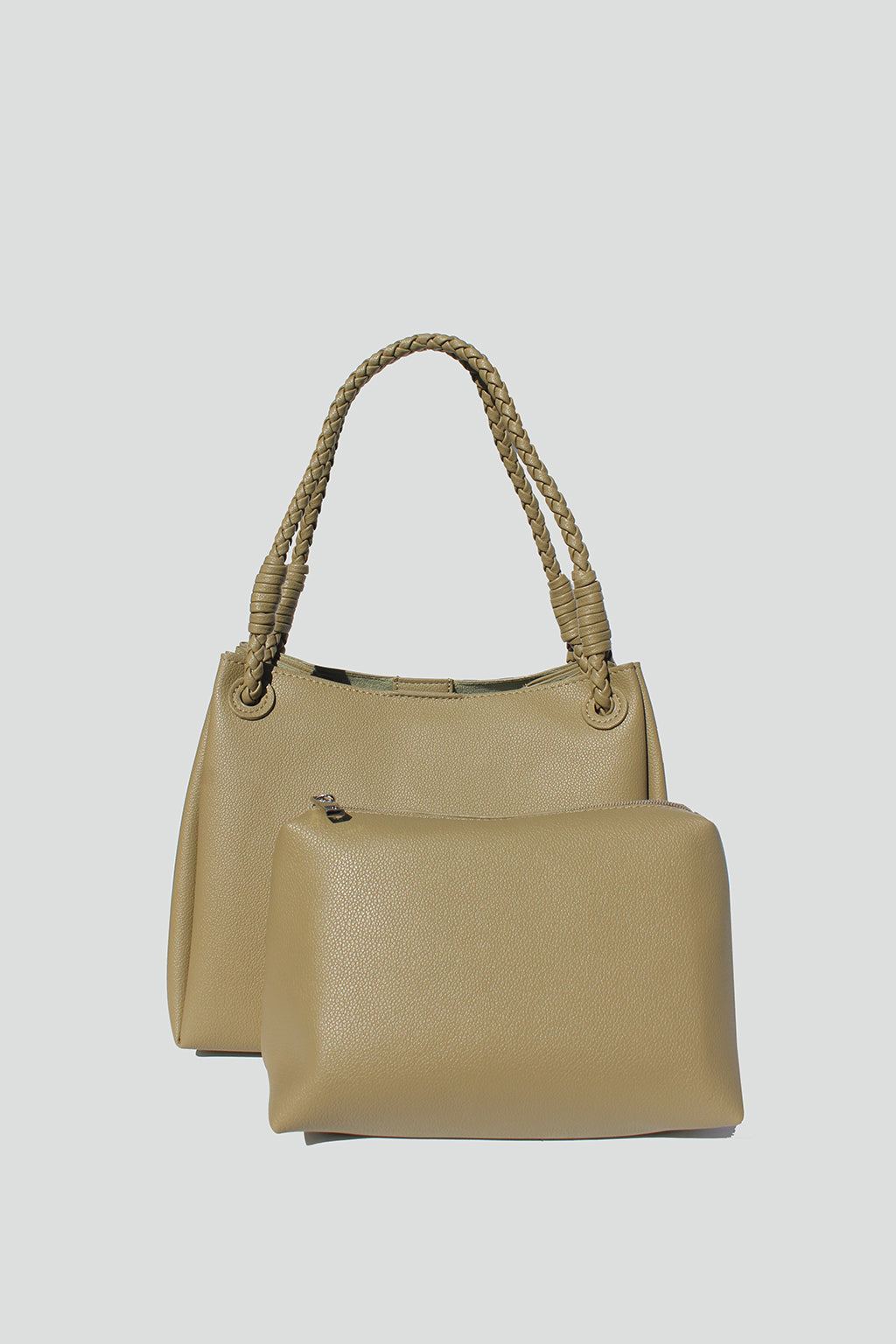 Lila Braided Handle Tote