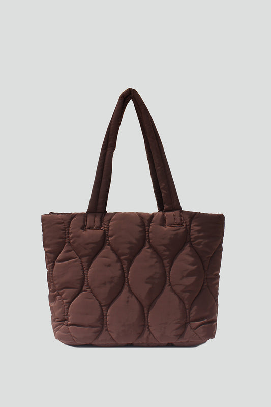 Natalie Quilted Hourglass Tote