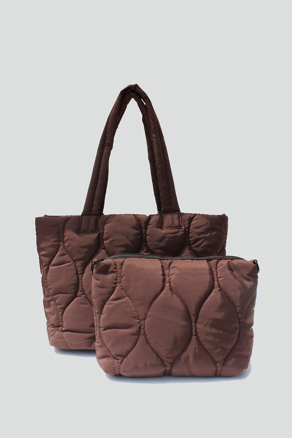 Natalie Quilted Hourglass Tote