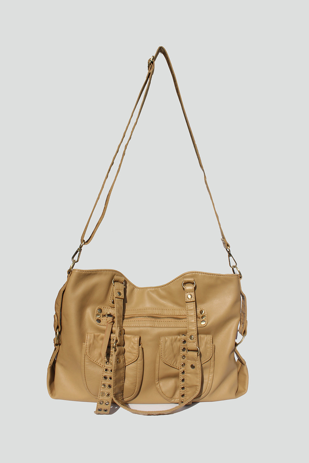 Remi Studded Distressed Tote - Street Level