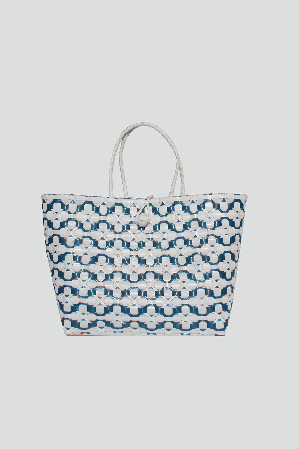 Swan Straw Tote