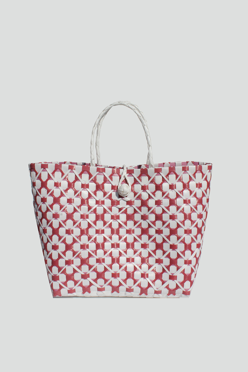 Swan Straw Tote